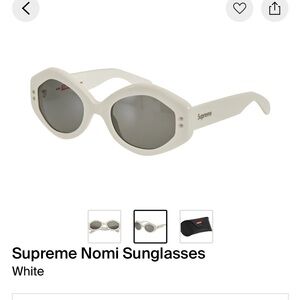 Never worn Supreme nomi sunglasses